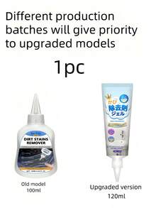 2pcs Mold Removal Gel Gel Cleaner Heavy-Duty Stain Cleaner, Suitable For Front Loaders, Washing Machine Seals, Bathroom Grouting, Showers Gap - Pre-Installation Washing Machine Cleaning Solution Mold Removal Gel