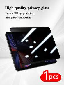 1pc IPad////Tablet Privacy Tempered Glass Screen Protector, Protects Your Privacy And Safety, Perfectly Fits The Screen, Brand New Packaging To Ensure Screen Safety During Shipping.