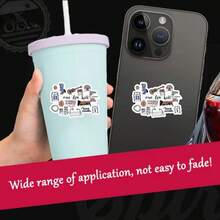 One Tree Hill Symbole Auto Aufkleber - Für Laptops, Wasserflaschen, Schutzhauben - Halbmatt, asymmetrische Formen, kann auf Holz, Kunststoff, Glas, Metall, Keramik verwendet werden