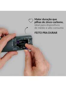 Kit 4 Pilhas Recarregável Comum AA 2700MAH Cod: 408140010 Avant Use