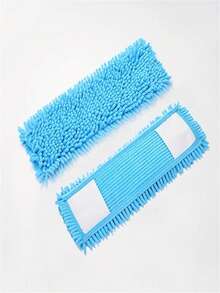 1 件旋转干湿两用 - 雪尼尔平板拖把 - 无需用电，可更换清洁垫，适用于清洁木地板、瓷砖、窗户、厨房、浴室、客厅和卧室，拖把替换垫可水洗重新清洗符合人体工程学设计的拖把 | 雪尼尔清洁垫 - 彩色 - 查看 15