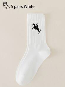 Bộ 40/30/24 đôi tất thể thao thoải mái dành cho cả nam và nữ, tất dài nam phù hợp cho thể thao và tập luyện, tất dài nữ phù hợp cho trang phục thường ngày và công sở, kháng khuẩn, mềm mại, màu đen trắng, khử mùi, thấm hút mồ hôi, nhẹ và thoải mái, phù hợp cho mùa thu/đông, bộ 20/10/8/6/4/2 đôi, mùa thu - Nhiều màu - Xem 53