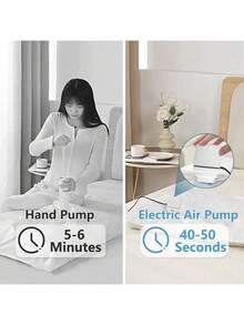 Vacuum Bags For Clothes, With Portable Electric Pump, 7 Vacuum Bags For Clothes, Blankets, Travel (1 Extra Large, 2 Large, 2 Medium And 2 Small) - EU C Type Plug(220-240V) - View 3