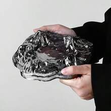 A Senior Glacier Ashtray Home Decoration, Light Luxury Creative Design Cigar Ashtray, Office Hotel Senior Decoration, Thick Texture Personalized Design, Home Living Room Bar Multi-Scene Application, Multi-Color Senior Imitation Glacier Effect Smoke Container, Jewelry Jewelry Decoration Storage, Crystal Glass Cigar Jar, Personalized Home Desktop Decoration Decoration