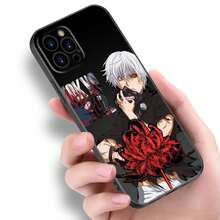 Anime  Black Silicone Phone Case For Apple  12 13 Mini 7 8 14 15 16 Plus Pro Max 16E Cover - 05 - View 6