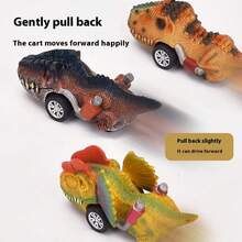 仿真恐龙回弹车生日礼物 - 圣诞礼物 - 完美礼物 - 礼品 - 彩色 - 查看 3