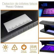 Máquina Con Lámpara Uv Detector De Billetes FalsosZAS - Multicolor - Ver 5