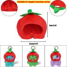 毛绒钥匙扣 搞笑 Fuggler 丑牙怪兽 Fuggler 儿童毛绒玩具 尼德尔先生 贪婪的咧嘴笑的傻瓜 可爱毛绒收藏背包吊坠