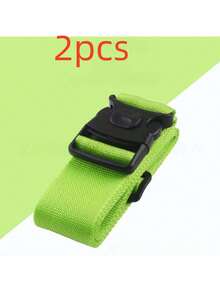 A Fashionable Luggage Belt, An Adjustable Anti-Theft Box Belt Suitable For Travel, Made Of Polyester And Spandex, Is Suitable For All Sizes Of Luggage-Very Suitable For New Year And Christmas Gifts (2 Pieces /4 Pieces).