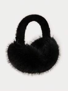 1 件男士狐狸耳帽，温暖时尚的耳罩，适合冬季佩戴 - 純色 - 查看 8