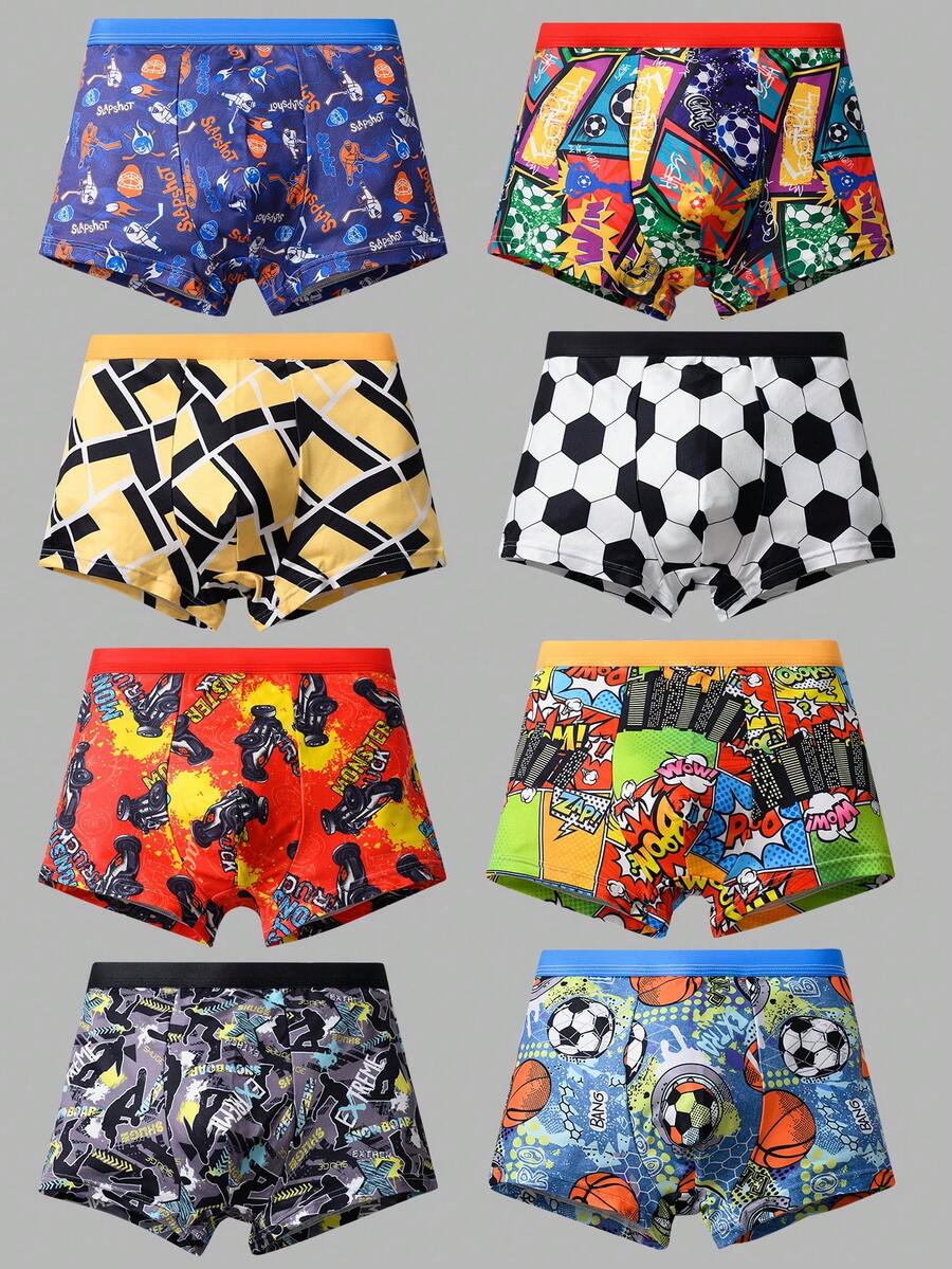 Young Boys Trunks - Blue - View 1