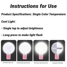 1pc Portable Mini Clip-On Selfie Light, LED Fill Light, Phone Selfie Light, Round Selfie Light, Suitable For Phones And Computers, For Makeup, Zoom Meetings, Live Streaming, Vlogging, Perfect Selfie And Video Calls, 150mAh
