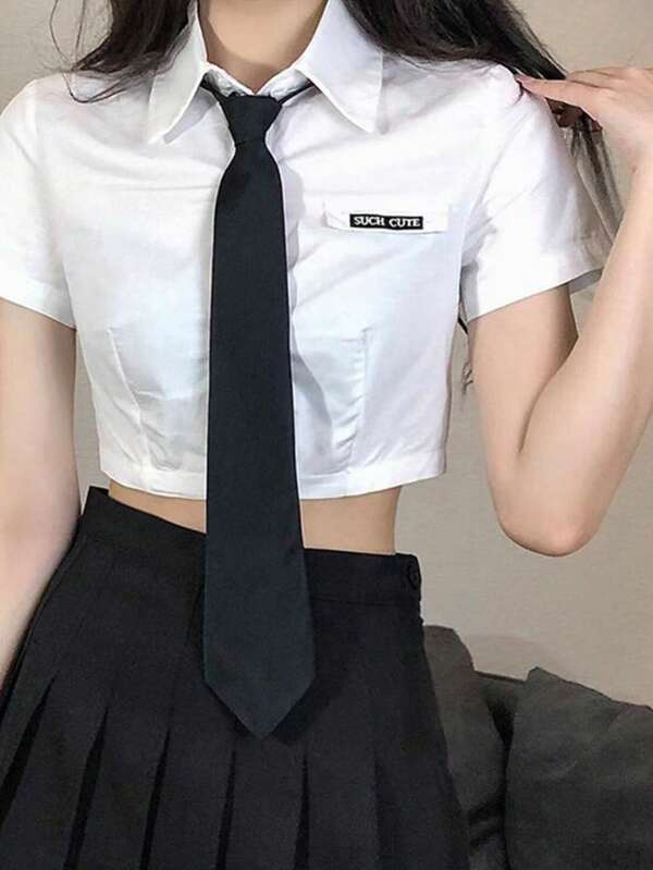 1 corbata, corbata casual, diseño sin corbata, adecuada para uniforme escolar, vestimenta, decoración navideña