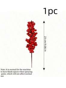 20 件鲜艳的红色人造浆果，用于圣诞树装饰 - DIY 节日装饰配件、客厅装饰 - 彩色 - 查看 13