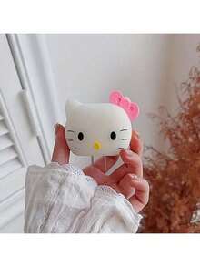 1Pc Sanrio Cute Hello Kitty Kuromi Silicone Charger Protective Case Kawaii Kitty Cat USB Cable Protector For Phone 14 13 12 11 Pro Max Fast Charging Cable Charger Head Cover
