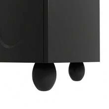 Television Stands & Entertainment Centers - Black + Particle Board - View 10