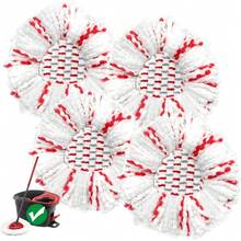 4-Pack High-Performance Spin Mop Replacement Heads – 40% More Absorbent Microfiber Pads For 1-Tank Mop Systems - 1-TANK拖把頭(4個) - 查看 1