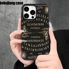 Fundas y carcasas protectoras para teléfono con estampado de letras negras y orificios grandes. Compatibles con phone 16 Pro Max, 16, 15 Pro, 14, 14 Plus/14 Pro Max, 13, 13 Pro, 12 Pro, 11/11 Pro. Regalos para cumpleaños y festividades - Blanco - Ver 8