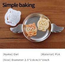 秋季烘焙模具 - 可爱的秋季饼干模具，包含橡树、栗树、枫树和银杏叶图案 - 适用于感恩节、万圣节和圣诞节的饼干模具 - 易于清洁的饼干装饰工具，适合家庭烘焙师和专业糕点师 - 非常适合制作饼干、糕点和糖果 - 秋季厨房装饰、季节性烘焙工具、节日设计、厨房用具、甜点模具、节日装饰品 - 白色 - 查看 21