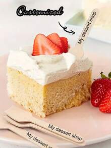 1pc Wooden Customizable Laser Engraved Text Mini Teaspoons For Honey, Tasting Spoons, Perfect For Christmas, Halloween, Thanksgiving, Graduation, Home & Kitchen, Food Service Tableware - Multicolor - View 8