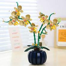 Bộ xếp hình 850 mảnh cao cấp, thanh lịch, sáng tạo hình hoa lan hồng, làm thủ công, trang trí nhà cửa, thích hợp làm quà tặng Ngày Valentine, Halloween, Giáng sinh, Ngày của Mẹ, sinh nhật và trang trí bàn làm việc thời trang cho phụ nữ, quà tặng Ngày Valentine. - Nhiều màu - Xem 6