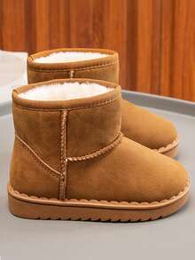 1 Pair Kids Snow Boots, Children's Boots, Infant Boots, 2025 New Winter Season, Boys & Girls, Warm Thermal Lining, Thick & Padded