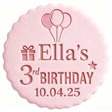 定制文字蛋糕装饰、DIY模具、糖霜蛋糕模板、婚礼翻糖压花工具、名字蛋糕模具、手工饼干/糕点压花印章 - 彩色 - 查看 23