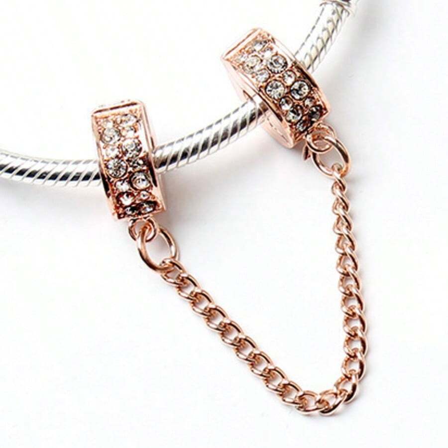 1Pc Fashion Women's DIY Beaded Bracelet Accessories Safety Chain Series Suitable For Daily Wear