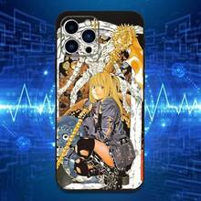 Anime D-Death M-Misa Notes Phone Case Covercompatible With  17,16,15,14,13,12,11 Plus,Pro Max,XS,X,XR,SE,Mini,8,7,Soft Silicone Black Cover,Covercompatible With  17 Case,  17 Pro Case,  17 Pro Max Case - Z2 - View 9