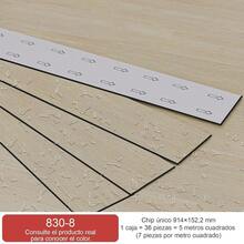 Sabiduría simple 5 ㎡   Piso vinilico autoadherible,Paquete de pvc autoadheribles,Piso laminado de gruesa de 2 mm,Piso pvc autoadherible para cocina,Sala de estar,Dormitorio,Oficina (8812) - 830-8 - Ver 6