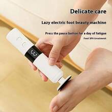 1pc Rechargeable Electric Foot Polisher, Thick Leather Foot Polishing Device, Foot Polisher - Digital Display Two-in-one - View 9