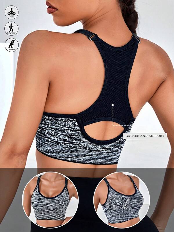 1pc Women Underwear Sports Bras Tights Crop Top Yoga Vest Tank Tops Strap Shockproof Gym Fitness Athletic Bra Running Yoga Fitness Lingerie Push Up Bra Women Sports Bra ﻿