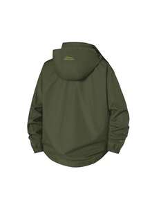 户外软壳外套，三合一可拆卸保暖内衬，防风防水，适合秋冬季节、滑雪等活动 - 軍綠色 - 查看 2