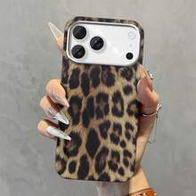 Fashion Leopard Print Design Pattern Large Hole Soft Phone Case, Compatible With IPhone17/IPhone17Pro/IPhone17Pro Max/IPhone17Air/IPhone16 15 14 13 12 11 Pro Max Fashion Phone Case - Grey - View 1