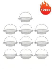 3pcs Stainless Steel Kitchen Sink Filter, Garbage Food Residue/Hair Catcher, Keep Your Bathtub & Sink Drains Clog-Free Kitchen Items Kitchen Accessories Kitchen Tools