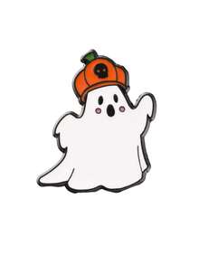 1pc/6pcs Dark Gothic Demon, Ghost, Pumpkin, Skull Brooch Pins, Halloween Costume Decor, Gothic Vibe Party, Special Occasion Christmas Gift