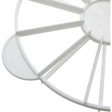 Cake Portion Cutter Cake Portion Marker Round Cake Slicer Double Sided Cake Portion Marker 10 Or 12 Pieces (White 26.8 Cm /10.6 In Diameter) - 白色 - 查看 8