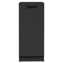 Sideboards 2 Pcs Black 30x30x70 Cm Engineered Wood - Black - View 7