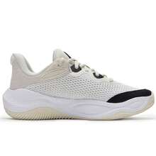 Under Armour 男女款 CURRY Splash 24 AP SDE 篮球鞋，休闲缓震运动鞋，3028193-100 - 白色/黑色 - 查看 2