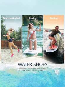 透气速干水鞋 - 赤足沙滩袜，防滑鞋底，适合钓鱼、冲浪、游泳和徒步旅行；轻便速干水袜，防滑、灵活、透气网眼鞋面，多种颜色可选；男女通用水袜，适合沙滩玩耍、瑜伽、泳池、划独木舟、桨板冲浪、水上运动和户外活动；无缝、亲肤、可机洗 - 水上运动爱好者的理想礼物