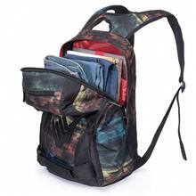 Mochila Hang Loose Masculina Moderna Reforçada Porta Skate - Multicolorido - Visão 6