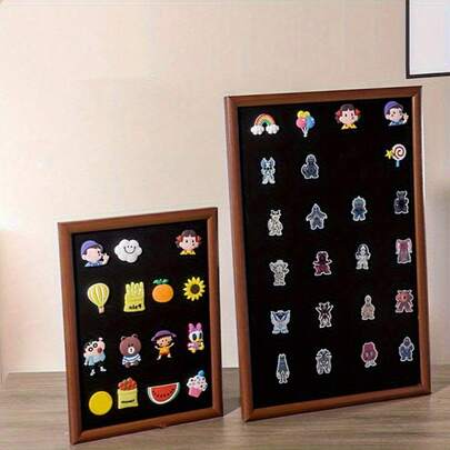 Magnetic Small Blackboard (Includes 1 Blackboard Eraser, 4 Magnetic Beads, Rope, Hooks, Nails), Shielding Board Rack, Refrigerator Sticker Display Board, Decorative Suction Cup Blackboard, Home & Office Decorative Bulletin Board | Decorative Bulletin Board