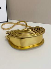 Bolso de mano con diseño de fideos, bolso de mano con forma de dumpling, bolso de hombro para mujer, bolso bandolera