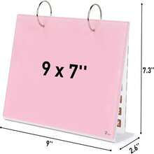 TOWON Small Glass Dry Erase Board, Desk White Board With Standing, Mini Whiteboard Easel Pad Set, Stenography Artifact For Office, Home And School Supplies, 8x6 Inches, White - ColorG - 查看 7