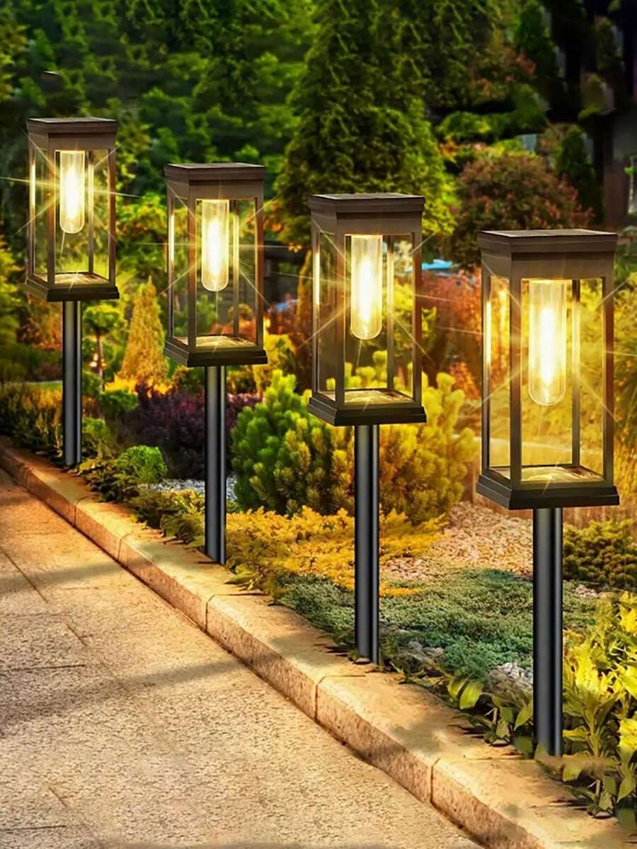 Solar Mandala Wall Lamp, Suitable For Holiday Parties, Projection Floral Lampshades For Thanksgiving, Christmas Party Atmosphere, Seasonal Garden Decoration, Landscape, Yard, Lawn, Deck, Path, Holiday Gifts. - 暖色 - 查看 1