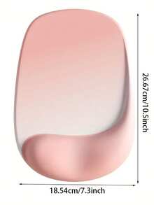 Tapis de souris ergonomique avec support de poignet en gel - Fabriqué en tissu de nylon de haute qualité, antidérapant, parfait pour les ordinateurs portables et de bureau, idéal pour le bureau et le jeu. Base en caoutchouc, tapis de souris, pour une utilisation de bureau