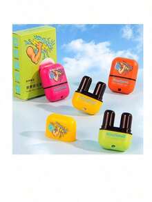 El bastoncillo nasal de doble orificio ofrece un bálsamo de perfume sólido que proporciona frescura duradera y un aroma natural, ideal para mantenerse alerta mientras trabaja o conduce, perfecto para salidas y fácil de transportar. - rosa - Ver 2