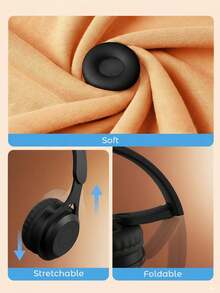 Wireless 5.0 In-Ear Headphones, High-Resolution Audio, Leather Texture, Birthday Gift, Suitable For Daily Use - Multicolor - View 2