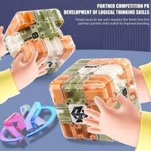 2-Piece Set - 3D Magic Cube Maze Ball Puzzle - Spatial Awareness Brain Training Toy For Stress Reduction And Logical Development, Logic Thinking Toy, Competitive Stress Relief Toy - Nhiều màu - Xem 6