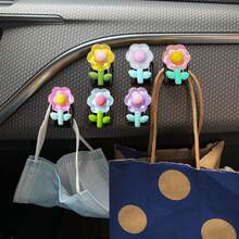 3 piezas Ganchos colgantes para asiento delantero del coche de colores aleatorios, ganchos colgantes personalizados de estilo de dibujos animados creativos, decoración interior del coche - Unitalla - Ver 18